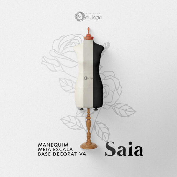 Manequim Meia escala – Meia Saia – Base Madeira (2K24)